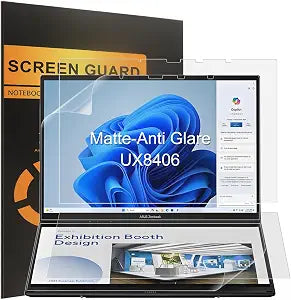 4 Pack Anti Glare (Matte) Screen Protector for ASUS Zenbook Duo 14 UX8406