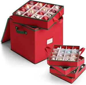 MaidMAX Ornament Storage Box, Christmas Ornament Storage, Ornament Storage