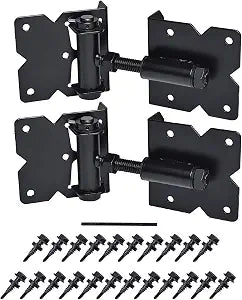 Self Closing Gate Hinges Heavy Duty, 90 Degree Adjustable, 2 Pcs
