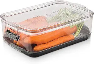 ProKeeper Produce Container, 3-Quart  Stay-Fresh Vent System for Small Peppers and Tomatoes, BPA-Free