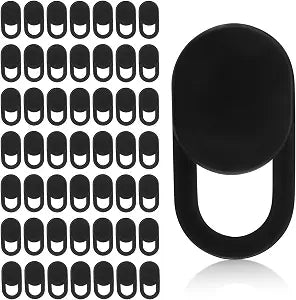 100pcs Laptop Camera Covers, Black Ultra-Thin Front Webcam Privacy Phone Camera Cover Slide Webcam Protects Your Privacy & Security for Laptop Desktop Cell Phone Tablet Accessories