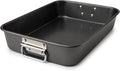 Tiawudi Lasagna Pan with Handles, 15x10x3 Inch Bakeware for Oven, Nonstick Rectangular Roasting Pan, Deep Baking Dish for Cake and Brownie, Heavy Duty
