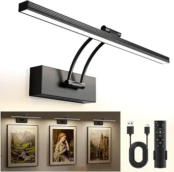Rechargeable Picture Light for Wall with 5000mAh Battery