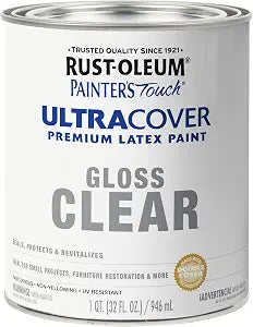 Rust-Oleum Painter's Touch Latex Brush-On Paint, Gloss Clear