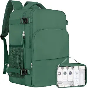 Sinaliy Travel laptop Backpack for Women, Personal Item Size Flight Approved, 16 Inch Laptop Bag with Multi-Pockets, Hiking Backpack, Waterproof Carry On Backpack Casual Daypack Backpack