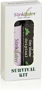 Stink Balm Survival Kit Unpleasant Odor Blocker Balm | Portable (2 Pack)