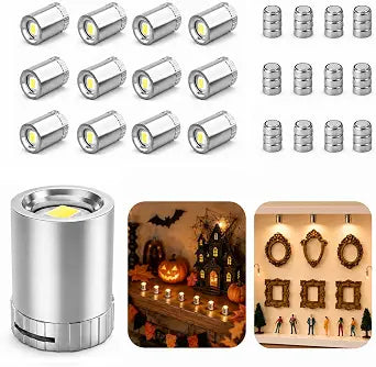 12 Pack Mini LED Lights Warm White Battery Operated for Shadow Box