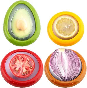 T-Raputa Avocado Saver and Tomato Holder - Set of 4
