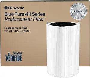 BLUEAIR Genuine 411 Series Air Purifier Replacement Filter, Everyday