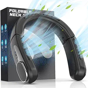 ChillGo Neck Fan, 4 Turbo Foldable Portable Fans - Personal Bladeless Fan