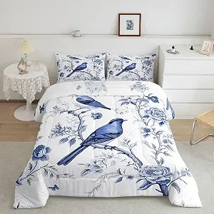Erosebridal Garden Twin Comforter Cute Birds Animal Wildlife Beddings