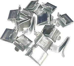 Adjustable Steel Pilaster Shelf Support Clips -14 Pieces