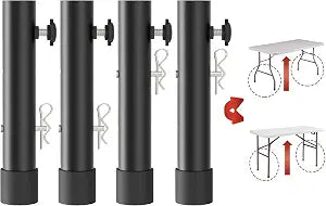 Folding Table Risers for Straight/Bent Leg