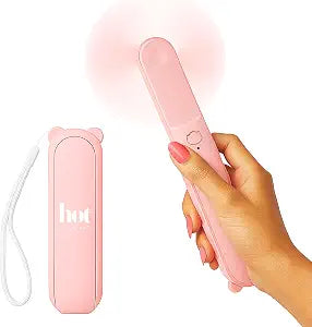 Hot Flash Relief Fan for Women  Portable Stylish Mini Fan for Menopause, Perimenopause, Night Sweats  USB Rechargeable, Quiet, Portable Cooling Device for Purse, Travel, Summer, Gifts, Festivals