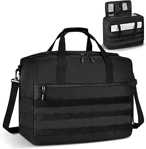 Micro Computer Desktop Tower Carrying Case Compatible with Mini-ITX,18x14x8 Travel Storage Bag for PC's Box Moving, Keyboard, Mouse and Accessories,Black