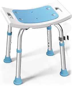 HOMLAND Shower Chair for Inside Shower, Adjustable Height Shower Stool