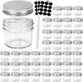 Betrome 40 Pack 4 oz Clear Glass Canning Jars with Lids,Small Maosn Jars