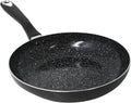 IMUSA 10 Inch Bistro Cera Aluminum Speckled Black Ceramic Fry Pan