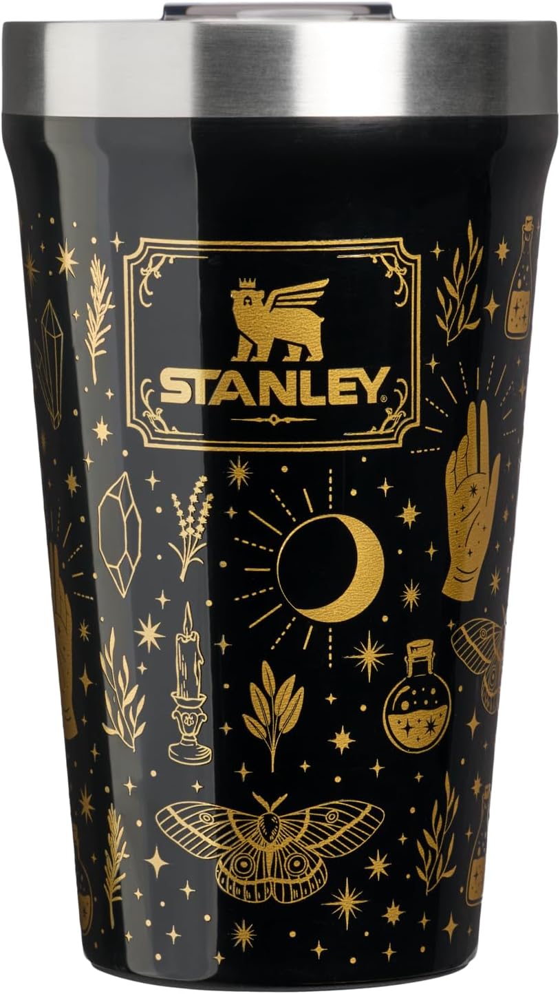 STANLEY Halloween Everyday Tumbler with Lid, 16 oz, Black Magic
