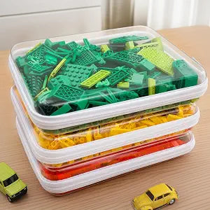 CoiiJoii 3PCS Large Clear Hard Shell Zippered Case, Diaper Bag Organizing Pouches, Waterproof Cosmetic Bag, Storage Organizer Bins.