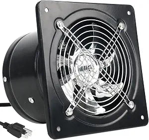 8 inch Exhaust Fan with Plug, 735CFM Through-the-Wall Extractor