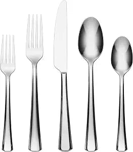 Oneida Bleeker 20-Piece 18/0 Silverware Set for 4, Flatware