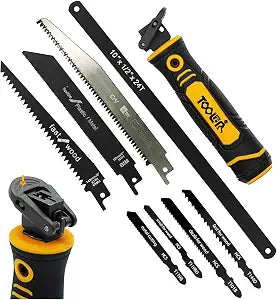 8-In-1 Multi Blades Hand Saw, Drywall, Hacksaw, Jab Saw & Wood Cutter Tool