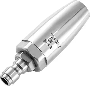 Tool Daily Turbo Nozzle Pressure Washer Stainless Steel, 360 Rotating