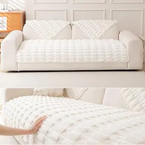Couch Cover for Dogs, Non Slip Washable Plush Flannel Sofa Protector, 35x70