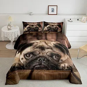 Erosebridl Cute Puppy Comforter Set Full