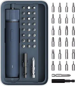 HOTO 25-Piece Upgraded Electric Screwdriver Kit, Cordless Screwdriver
