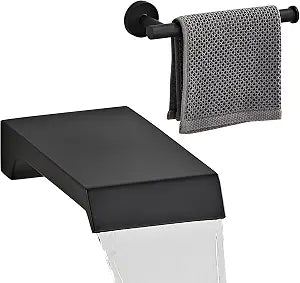 AITANI Wall Mount Waterfall Tub Spout, Bathtub Shower Faucet for Bathroom, High Flow Bathtub Cascade Waterfall Spout Fixtures Bathroom Bathtub Faucets, Matte Black
