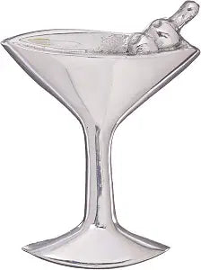 Mariposa Cocktail Napkin Weight | Silver | Brillante | Gifts | Napkin Weights | Recycled SANDCAST Aluminum | Handmade in Mexico