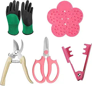 Flower Bouquet Accessories, Flower Scissors Rose Thorn Stripper Tool