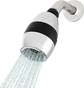 Niagara Conservation N2615CH Tri-Max 1-Spray with 0.5-1.5 GPM 2-in. Wall Mount Adjustable Fixed Shower Head in Chrome, 1-Pack | Bathroom Shower Head Sprayer with Pressure Compensation