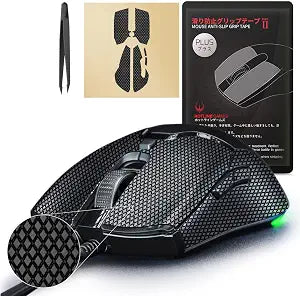 [Grip Upgrade] HOTLINEGAMES 2.0 Plus Mouse Anti Slip Grip Tape Compatible with Razer Viper Mini Gaming Mouse Skins, Sweat Resistant, Cut to Fit, Easy to Apply