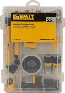 DEWALT 25-Piece 1/4-Inch Industrial Coupler & Plug Kit (DXCM024-0412)