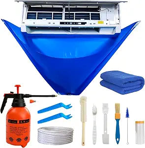 13Pcs Mini Split Cleaning Kit Wall Mount Air Conditioner Tools