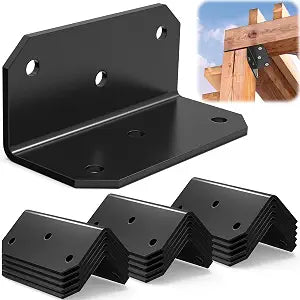 2x2X4 Inch Galvanized L Bracket for Wood (15pcs)