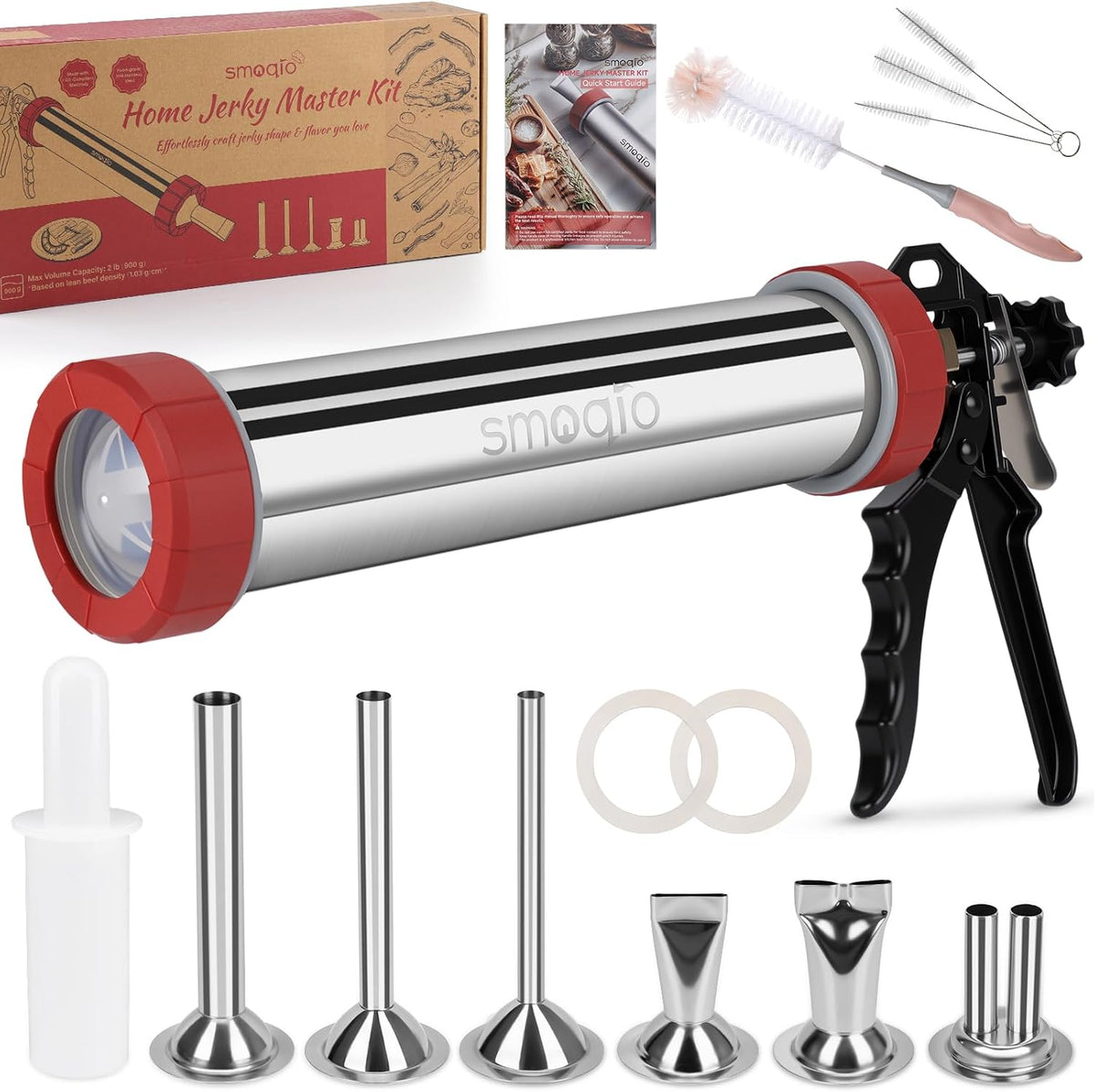 2LB Jerky Gun Kits, 304 Stainless Steel Beef Jerky Gun
