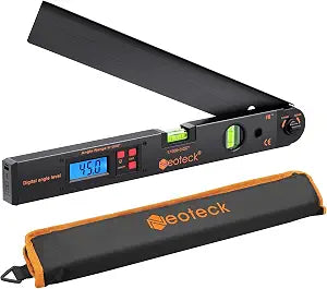 Neoteck 16 inch Digital Angle Finder 225Aluminum Protractor LCD Backlight