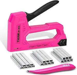 THINKWORK Light Duty Staple Gun - Upholstery Staple Gun for Wood