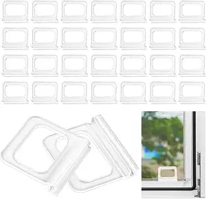 Window Screen Pull Tabs 30Pack Universal Replacement Screen Lift Tabs White