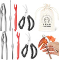 8pcs Premium Complete Crab Crackers and Tools Set