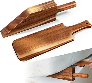 2PCS Mattress Lifter and Bed Sheet Tucker Tool Set, Upgraded Acacia Wood