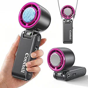 Pro Handheld Portable fan with Turbo Cooling, Speed(1-199)