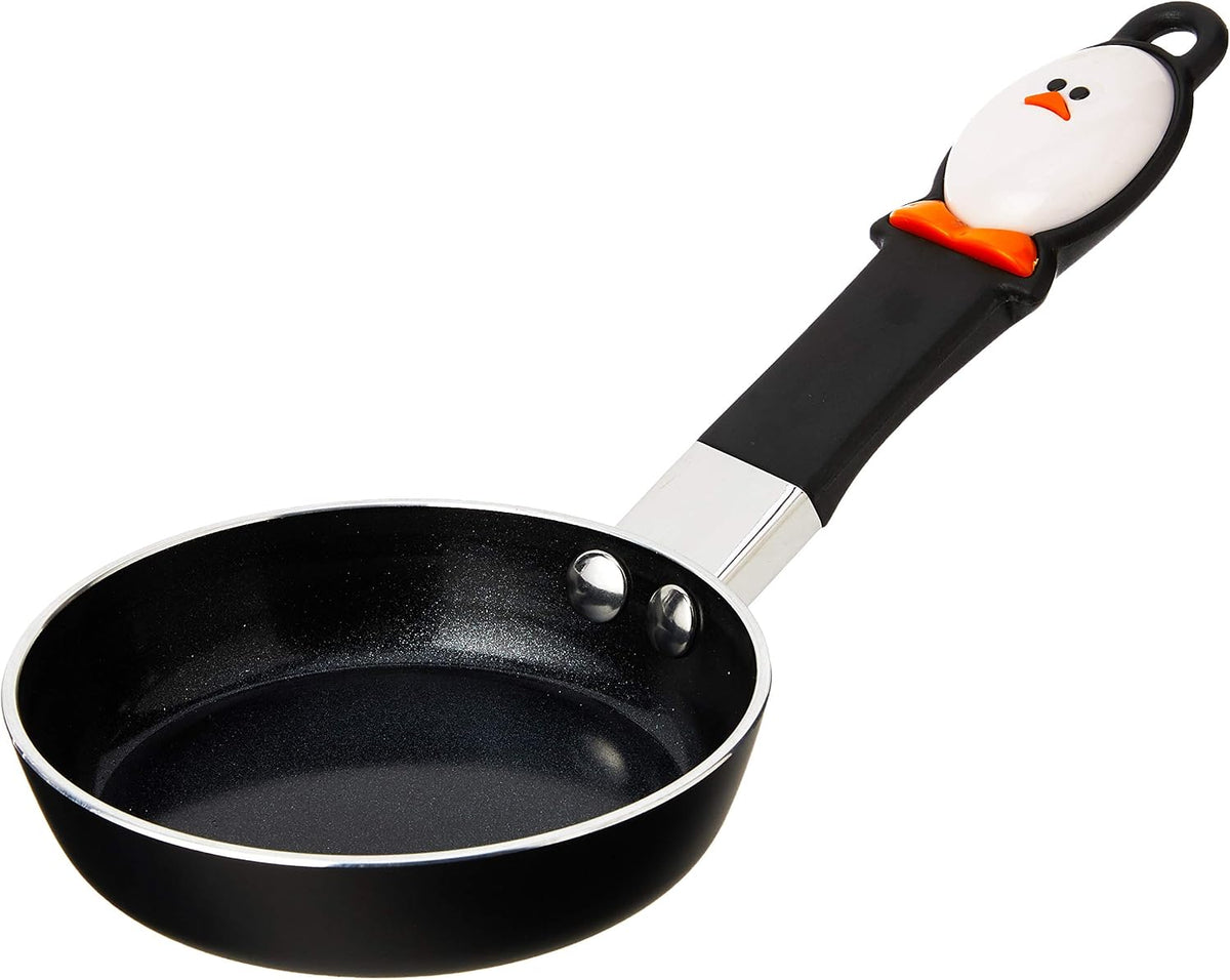 Joie Mini Egg Frying Pan, Small Nonstick Skillet, Heat-Resistant Handle, Perfect Breakfast for One, Ideal for Egg Sandwiches and Pancakes, 4.5 Inch, BPA-Free, PFOA-Free