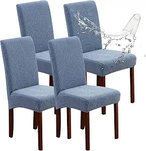 Genina Waterproof Dining Chair Covers Set of 4 Parsons Chair Slipcovers