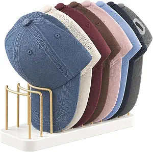 Hat Organizer for Baseball Caps, Hat Holder for 10 Baseball Caps, Hat Racks Display and Organization for Closet, Bedroom, Dresser, Entryway