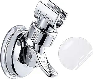 Medsuo Suction Shower Head Holder, 360 Adjustable for Bathroom